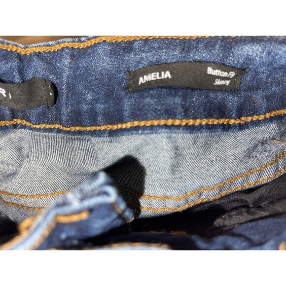 Tahari Jeans Button Fly Skinny Dark Rinse Women’s 6/28 - Picture 6 of 10